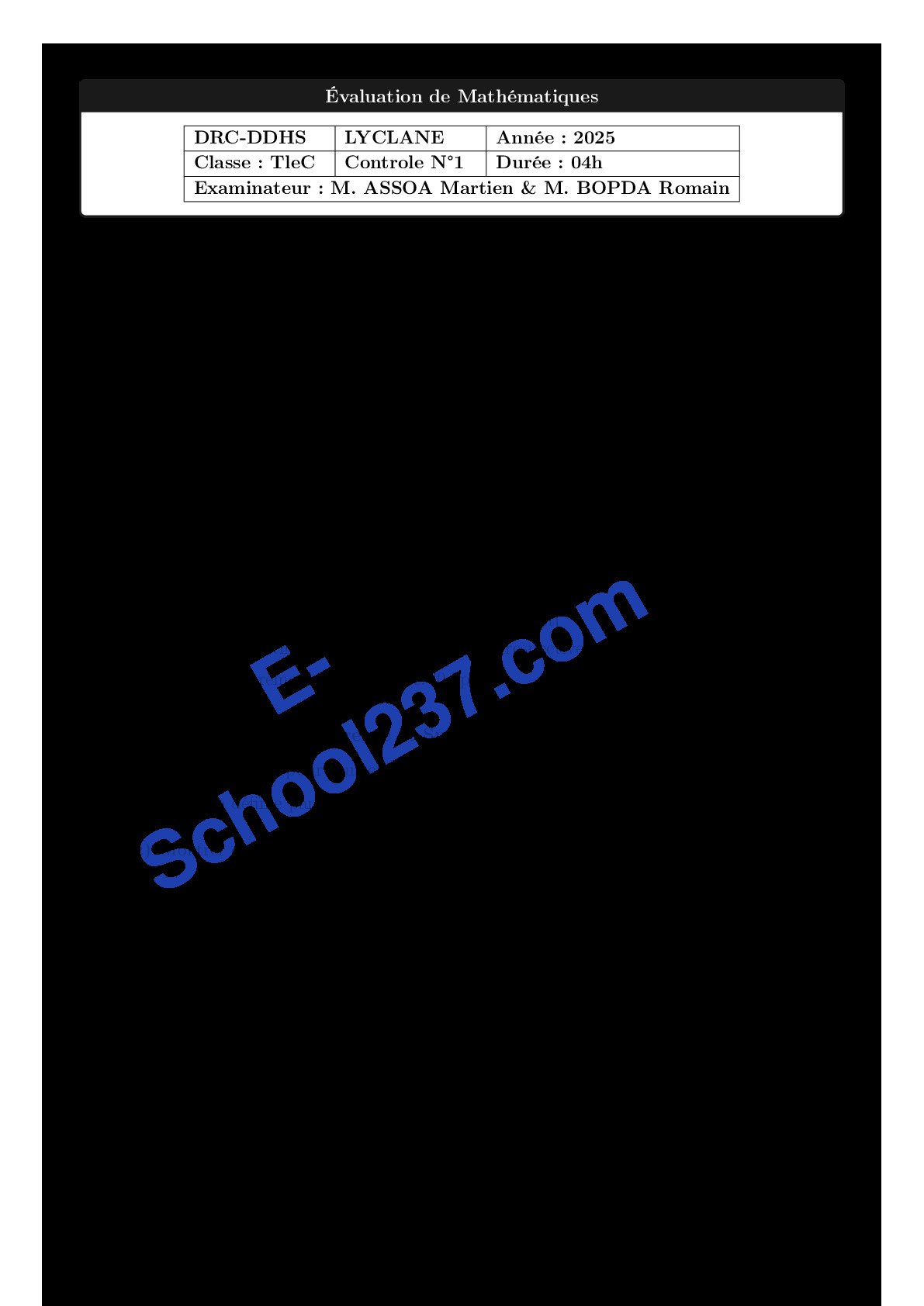 LC de Nanga Eboko Tle C Eval 1 2025-2026.